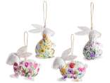 Iepure de pânză suspendat cu imprimeu floral