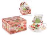 Infusion / herbal tea 40g in 200ml porcelain cup with saucer