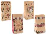 Kraft paper bag with Christmas print