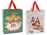 Large paper bag / envelope with Christmas decorations