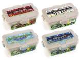 Lunch box/ Lunch box in recycled plastic with football print