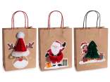 Medium Kraft Paper Bag / Envelope with 3D Decorations