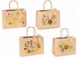 Medium Kraft Paper Bag / Envelope with Gold Decorations