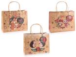 Medium Kraft Paper Bag/Pouch with Tag
