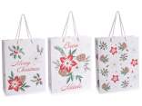Medium paper bag / envelope Christmas stars with handles