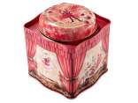 Metal Food Box with Nutcracker and Ballerina