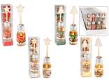 Mini profumatore ambiente 10 ml con stick legno natalizio