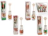 Mini profumatore ambiente 10 ml con stick legno natalizio