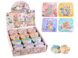 Mini serviette magique en coton avec imprimé lapin