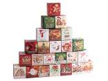 Modular Advent calendar set with 24 paper boxes