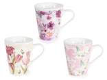 Mug en porcelaine de 280 ml à décor floral