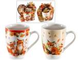 Mug en porcelaine de 300 ml à décor animalier