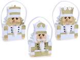 Nutcracker Cloth Purse with Gold Glitter