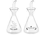 Oliera conica 300 ml in vetro con tappo dosatore