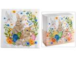 Pack of 20 paper napkins with Easter print