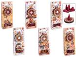Pack of 30 incense cones with cone holder