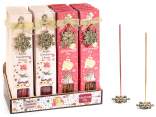 Pack of 30 incense sticks with incense holder 