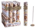 Pack tubulaire de 30 bâtons d'encens avec porte-encens en mé