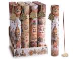 Pack tubulaire de 30 bâtons d'encens avec porte-encens