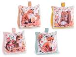 Padded fabric doorstop with autumn print