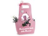 Panier de fleurs en papier semi-imperméable pour maman