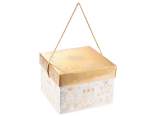 Paper box for panettone with string