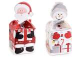 Paper box with Christmas character