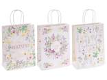 Pequeña bolsa / sobre de papel con estampado de hierbas
