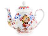 Porcelain teapot with 