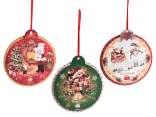 Printed wooden advent calendar to hang