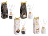 Profumatore ambiente 40 ml con stick e decori natalizi