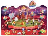 Puzzle 48 cardboard tiles with Circus tent box