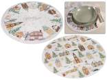 Round Polyester Christmas Placemat