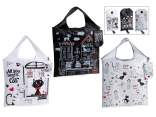 Sac de courses pliable en polyester 12 L avec étui