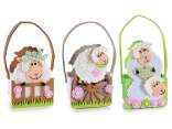 Sac en tissu coloré avec des moutons