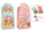 Sacchetto in carta alimentare pasquale con sticker decoro 3D