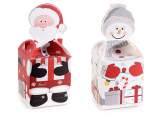 Santa/Snowman paper box