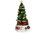 Sapin de Noël en résine avec lumières et musique