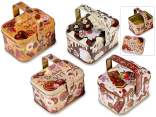 Scatola in metallo alimentare stampata con manico