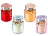 Scented candle in glass jar with lid for Mom