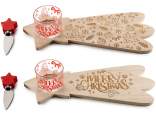 Set apéritif avec planche bois, coupelle verre et couteau