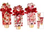 Set cadou cremă de mâini cu imprimeu de cireșe/căpșuni 30 ml