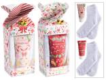 Set cadou de Crăciun: cremă pentru picioare 60 ml și șosete