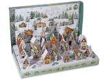 Set calendar de Advent din hârtie cu 24 de căsuțe
