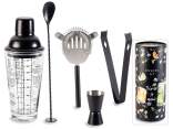 Set cocktail da 5 pezzi in acciaio inossidabile nero