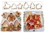 Set de 6 forme de biscuiți din oțel cu forme de Crăciun
