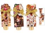 Set de regalo con crema de manos con estampado de chocolate