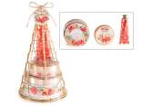 Set de regalo de árbol de Navidad en metal con 3 productos