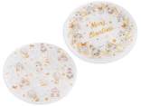 Set de table rond de Noël en polyester