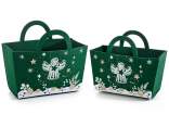 Set of 2 cloth bags with 